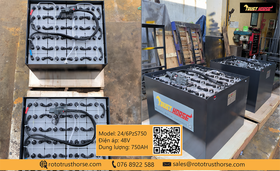 Bình điện Trust Horse 24/6PzS750