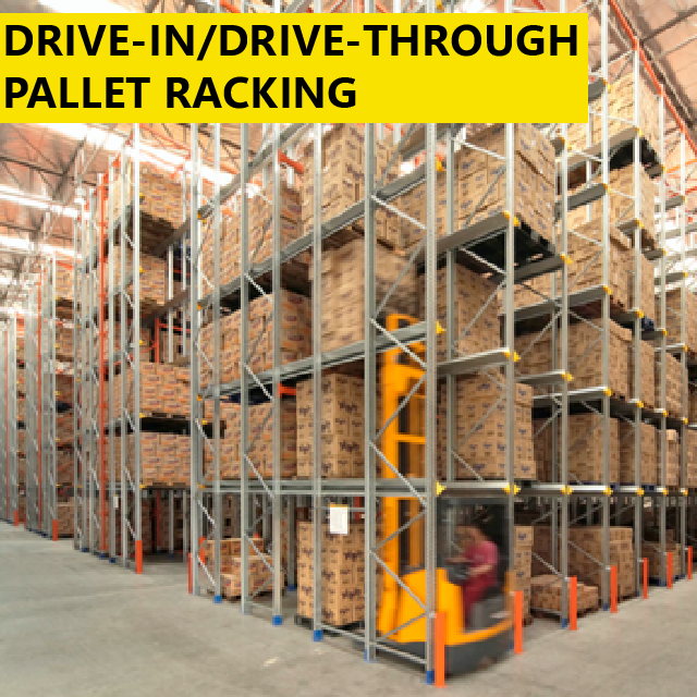 Drive In/ Drive Through Pallet Racking