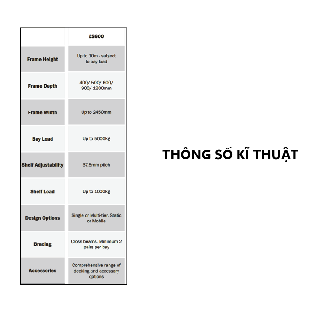 Kệ Trung Tải LS600