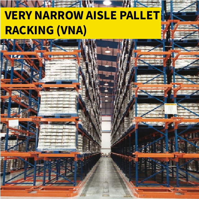 Very Narrow Aisles (VNA) Pallet Racking