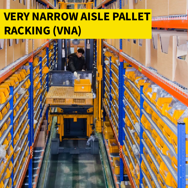 Very Narrow Aisles (VNA) Pallet Racking